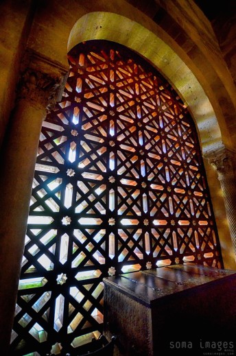 Mosaic windows, Mezquita de Córdoba, Cordoba, Spain